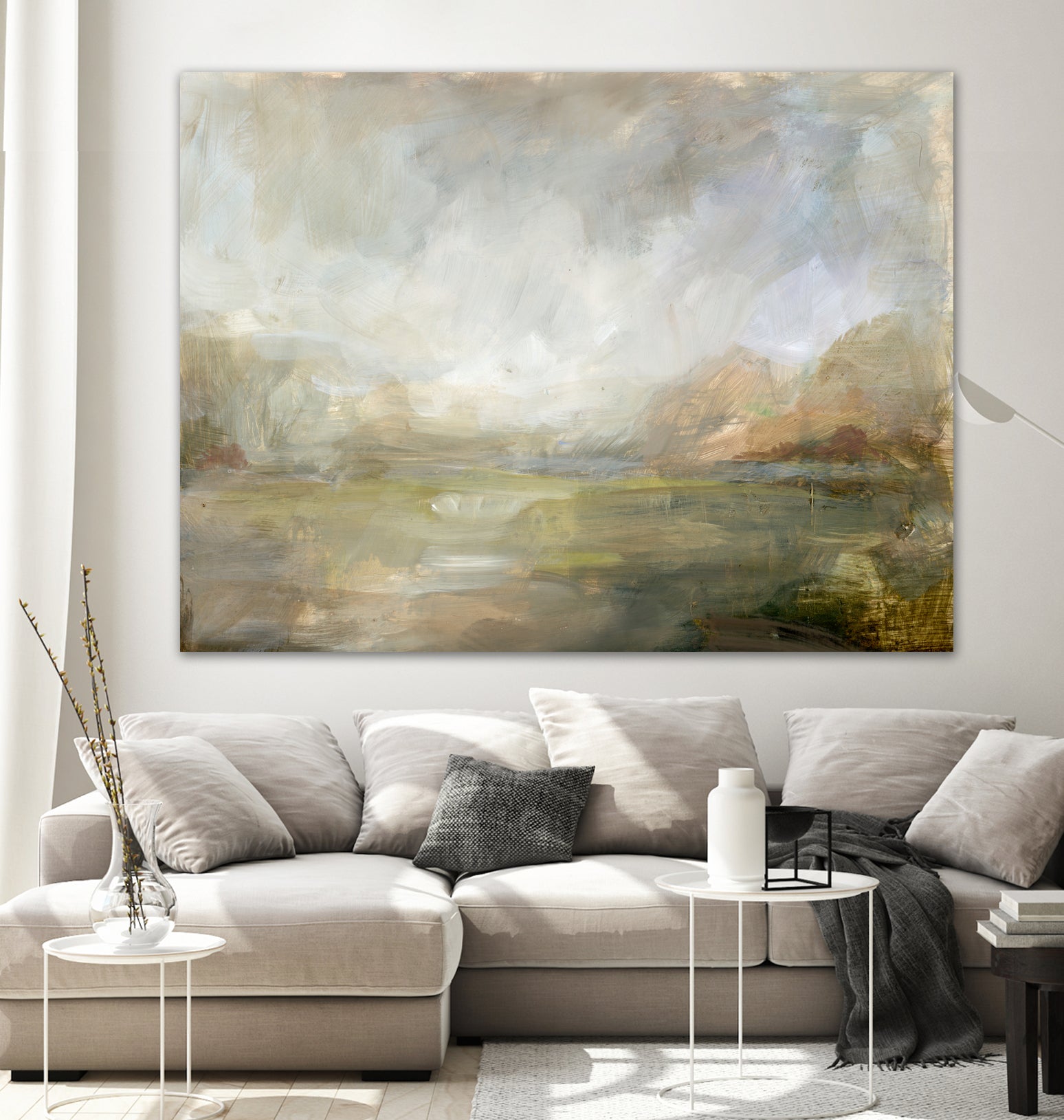 Misty Morning Vista by Julia Cheney on GIANT ART - 13568 illustration