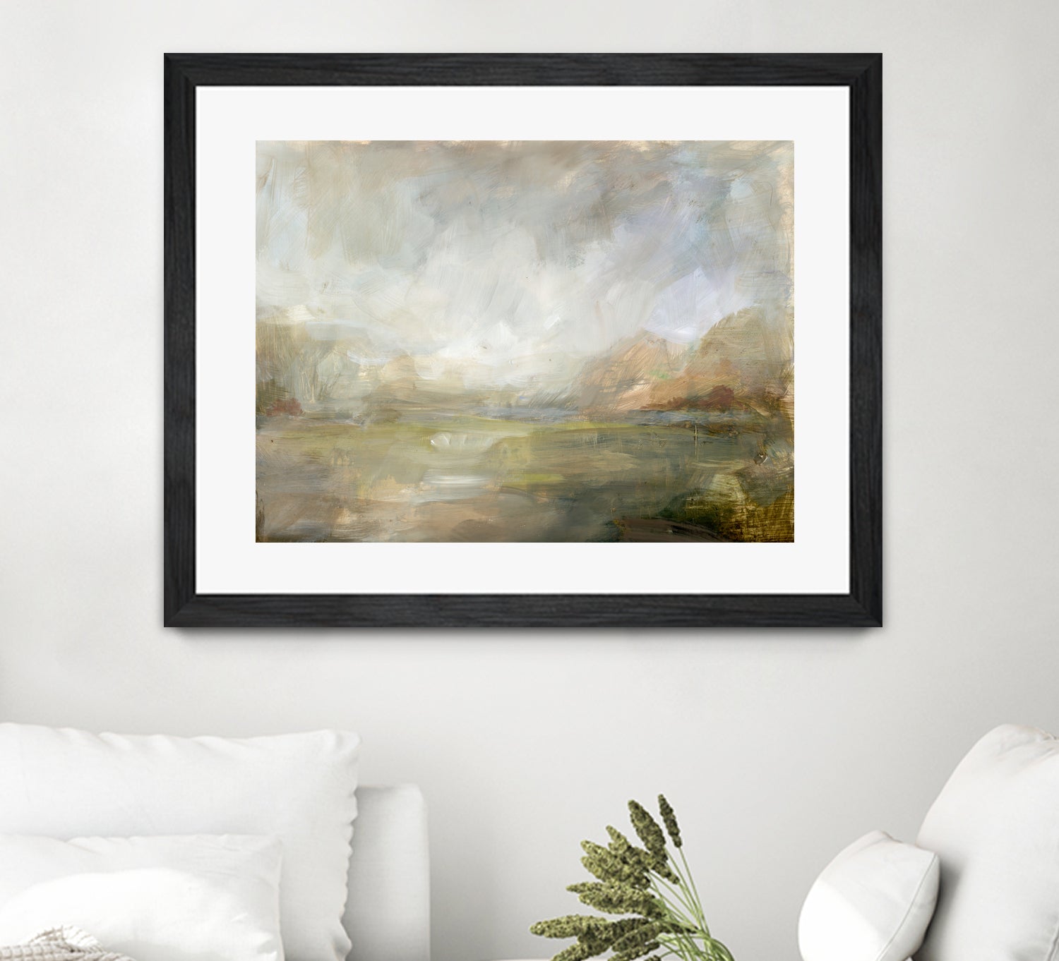 Misty Morning Vista by Julia Cheney on GIANT ART - 13568 illustration