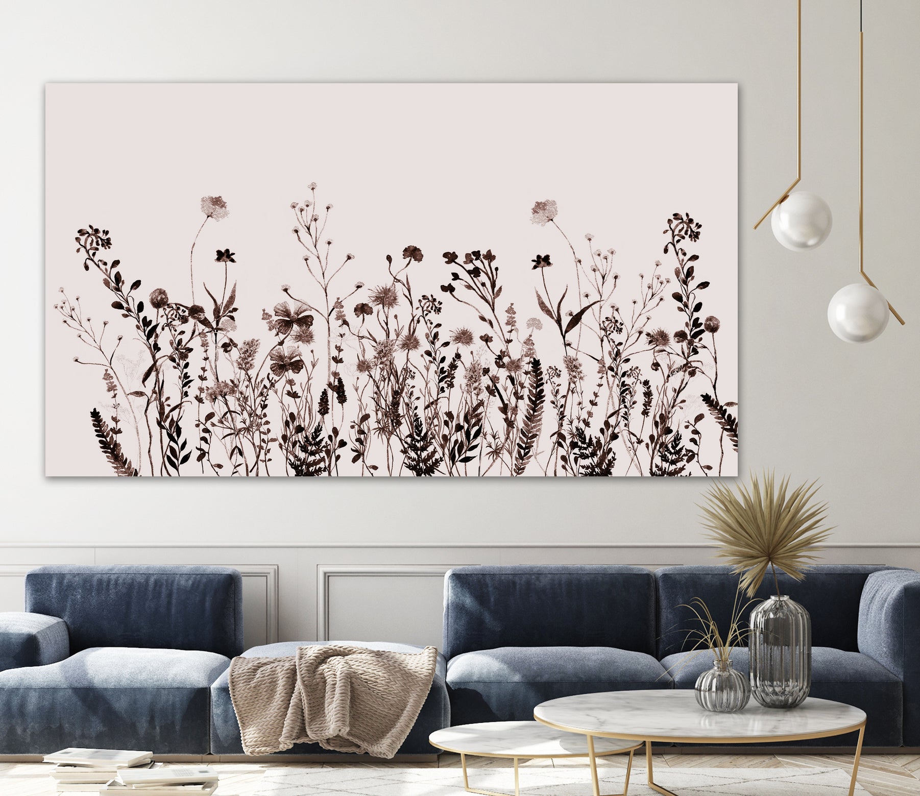 Wildflower Meadow Brown Summer Creme by Monika Strigel on GIANT ART - 15372 photography