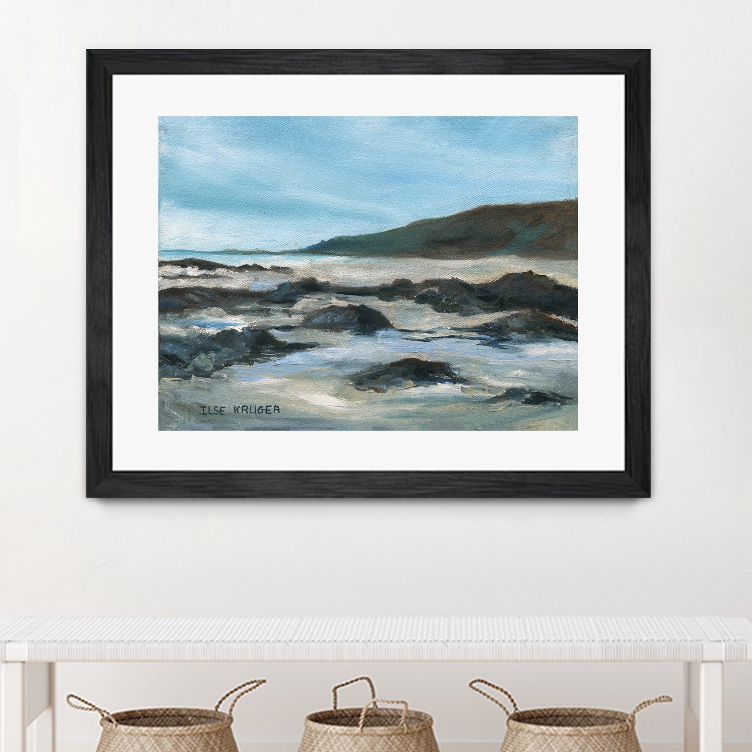Rocky Shoreline Scene by Ilse Kruger on GIANT ART - 4786 photography
