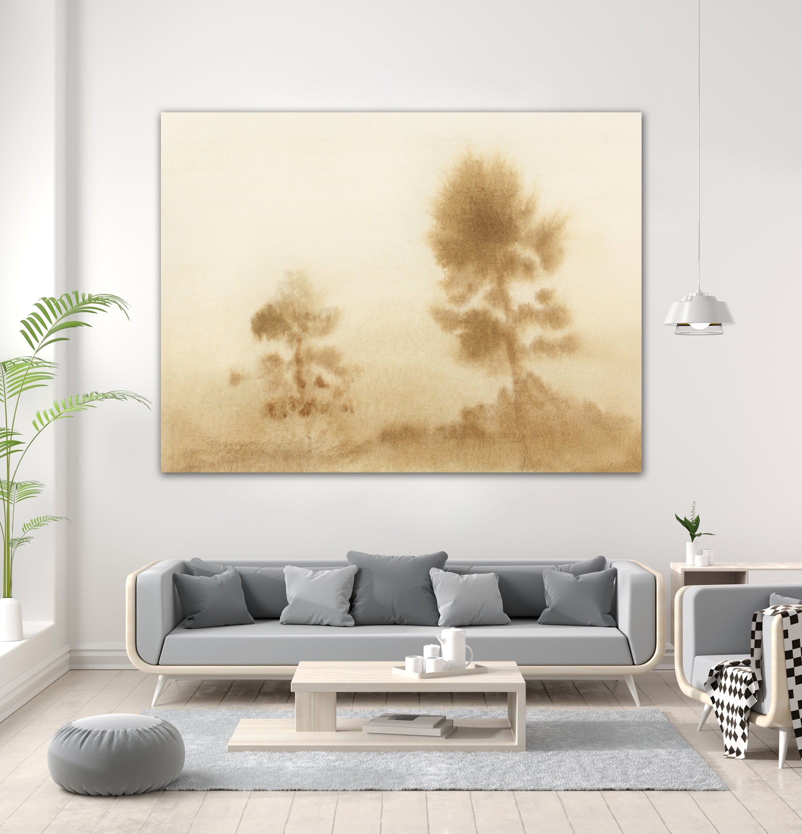 Misty Meadow by Dan Hobday on GIANT ART -  outdoor