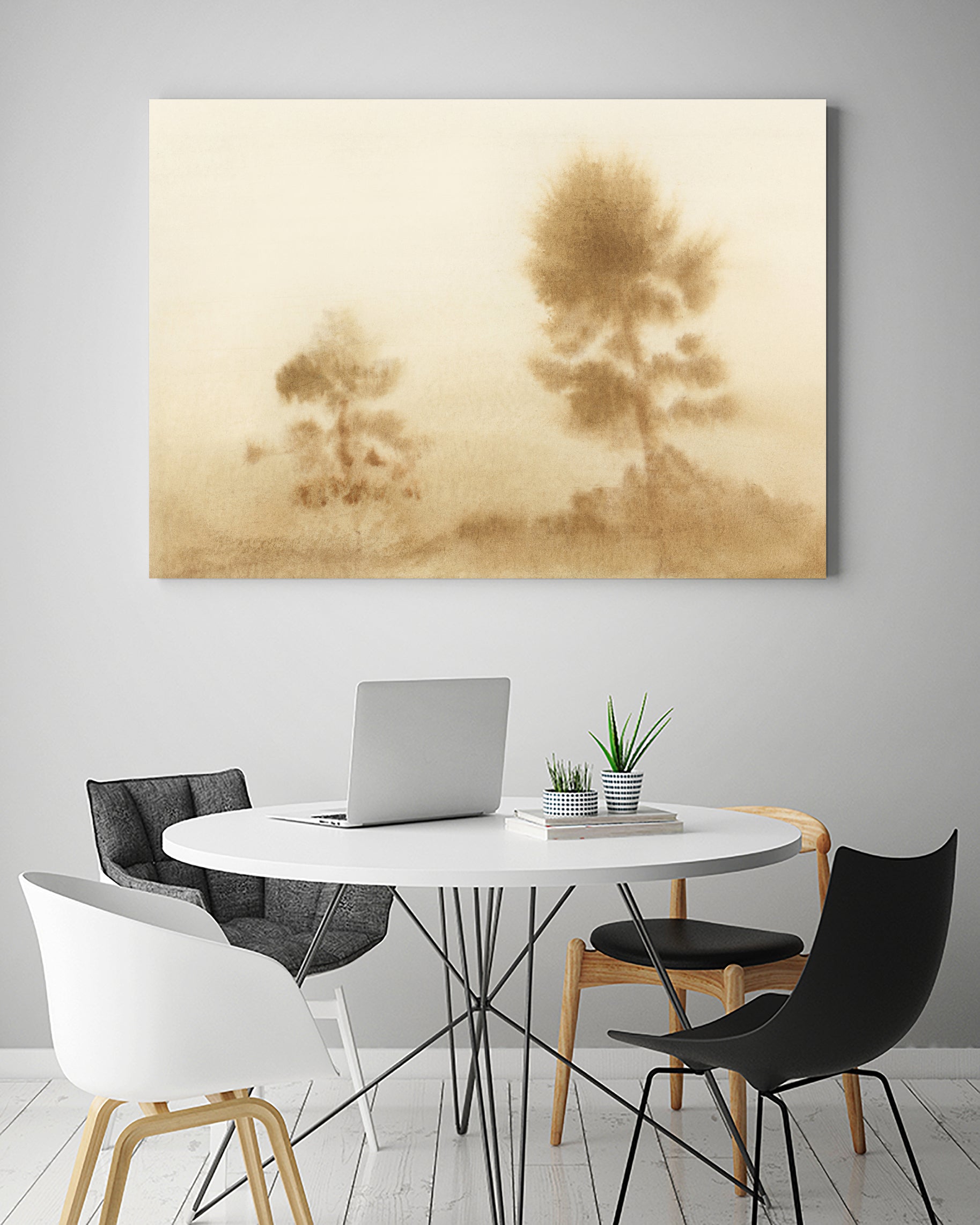 Misty Meadow by Dan Hobday on GIANT ART -  outdoor