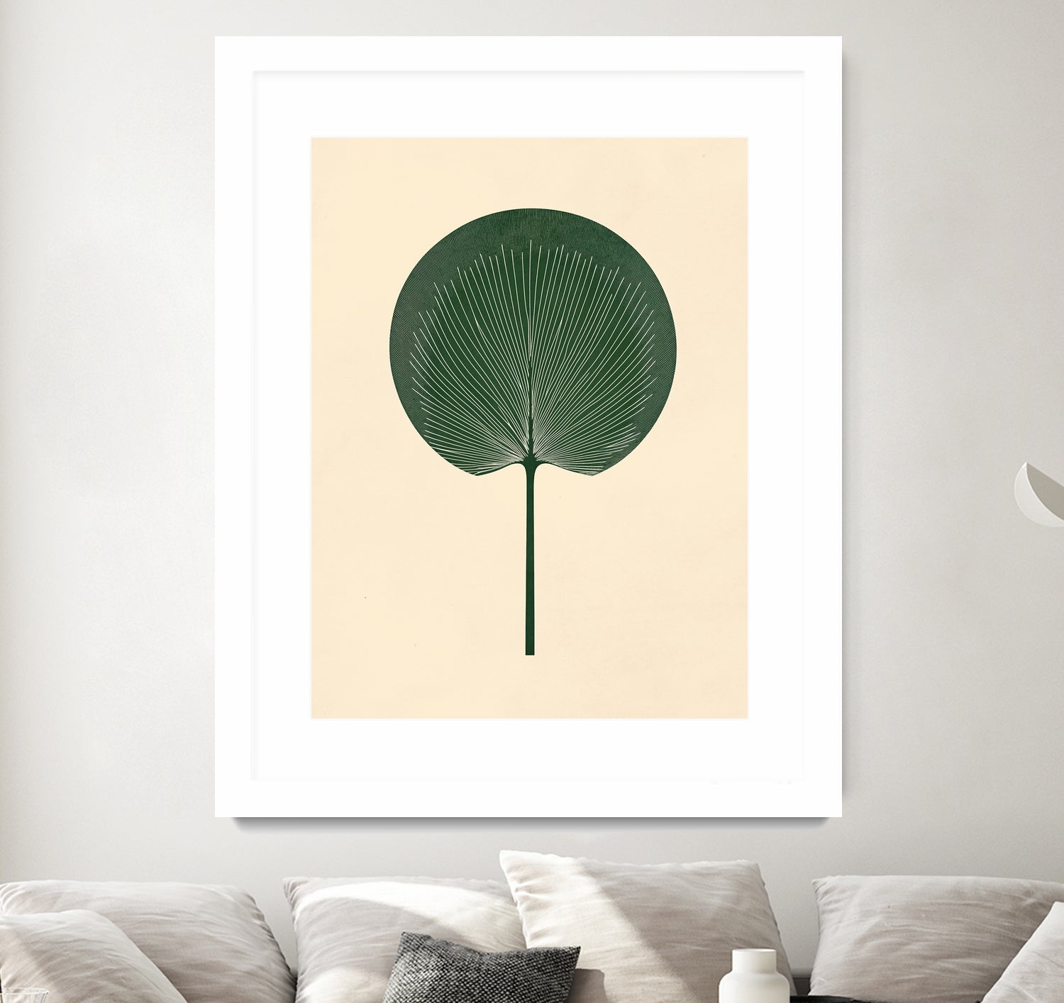 Green Palm Leaf by Annika Persson on GIANT ART - flowers and plants botanical art