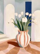 Tulips In a Vase by Avanesova Elena on GIANT ART - flowers and plants modern art