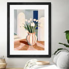 Tulips In a Vase by Avanesova Elena on GIANT ART - flowers and plants modern art