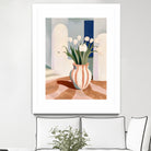 Tulips In a Vase by Avanesova Elena on GIANT ART - flowers and plants modern art