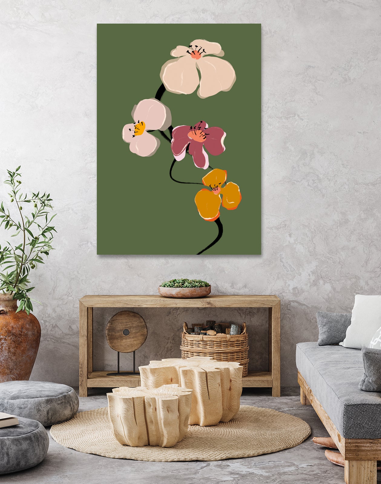 Zenflowersno15 by Treechild on GIANT ART -   