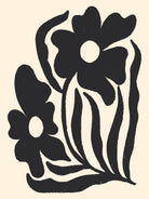 Textured flower silhouettes by Angela Minca on GIANT ART - graphic floral flowers and plants graphic floral