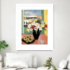 Floral Arrangement In A Black Vase by Avanesova Elena on GIANT ART - modern art painting flowers and plants modern art painting