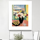 Floral Arrangement In A Black Vase by Avanesova Elena on GIANT ART - modern art painting flowers and plants modern art painting