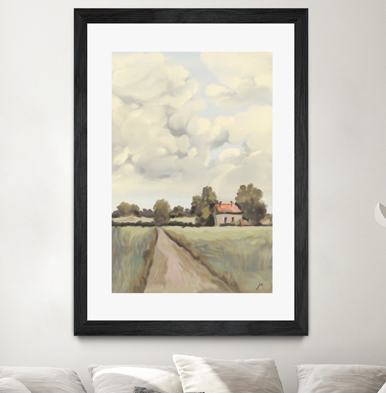 Tranquil Countryside by Jenna Alheit on GIANT ART - 4724 illustration