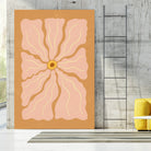 Stylized Flower with Petals by Katarzyna GƒÖsiorowska on GIANT ART - flowers and plants abstract flower art