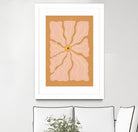 Stylized Flower with Petals by Katarzyna GƒÖsiorowska on GIANT ART - flowers and plants abstract flower art