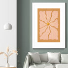 Stylized Flower with Petals by Katarzyna GƒÖsiorowska on GIANT ART - flowers and plants abstract flower art