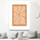 Stylized Flower with Petals by Katarzyna GƒÖsiorowska on GIANT ART - flowers and plants abstract flower art