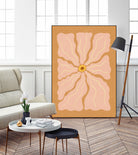 Stylized Flower with Petals by Katarzyna GƒÖsiorowska on GIANT ART - flowers and plants abstract flower art