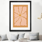 Stylized Flower with Petals by Katarzyna GƒÖsiorowska on GIANT ART - flowers and plants abstract flower art