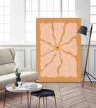 Stylized Flower with Petals by Katarzyna GƒÖsiorowska on GIANT ART - flowers and plants abstract flower art