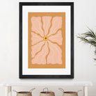 Stylized Flower with Petals by Katarzyna GƒÖsiorowska on GIANT ART - flowers and plants abstract flower art