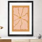 Stylized Flower with Petals by Katarzyna GƒÖsiorowska on GIANT ART - flowers and plants abstract flower art