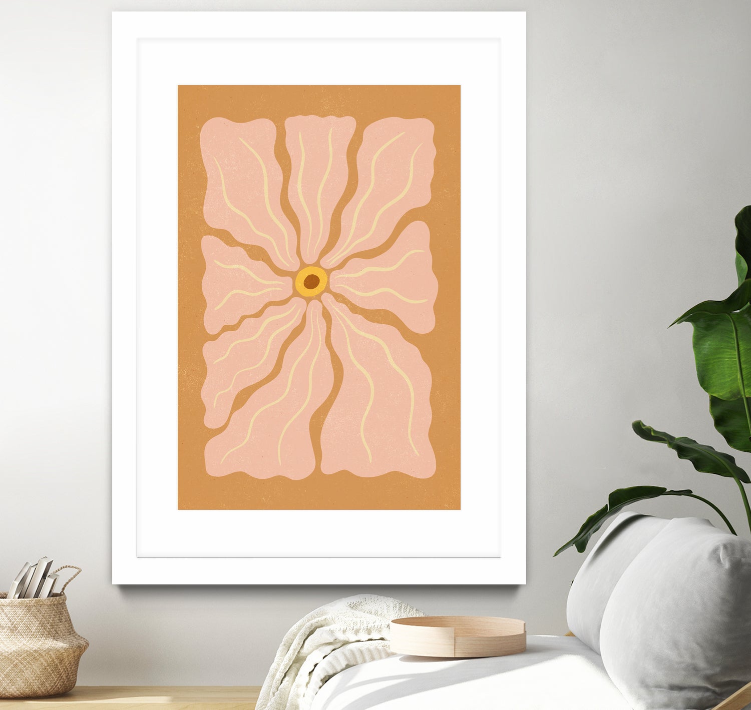 Stylized Flower with Petals by Katarzyna GƒÖsiorowska on GIANT ART - flowers and plants abstract flower art