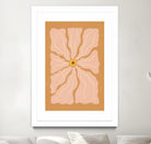 Stylized Flower with Petals by Katarzyna GƒÖsiorowska on GIANT ART - flowers and plants abstract flower art