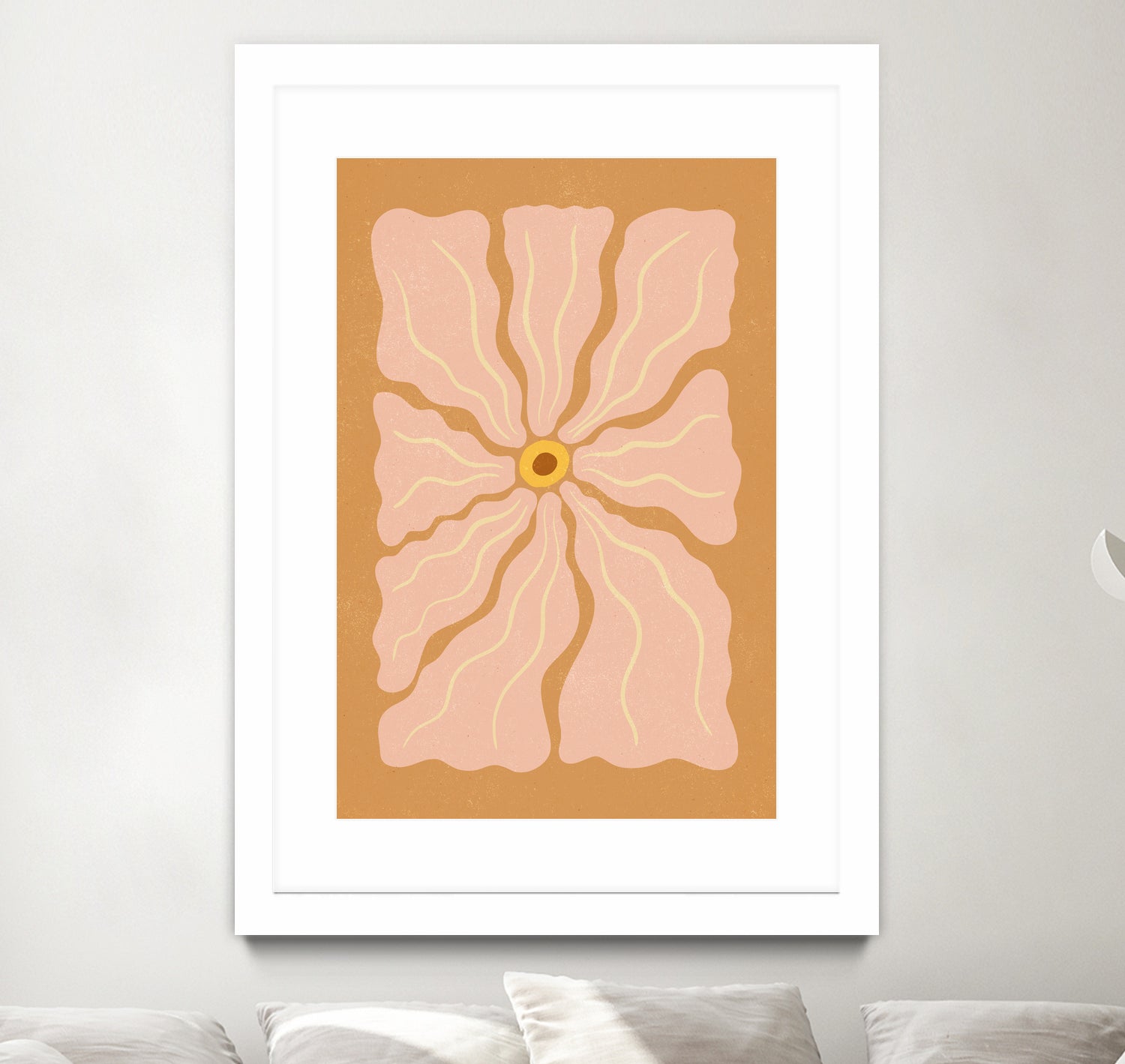 Stylized Flower with Petals by Katarzyna GƒÖsiorowska on GIANT ART - flowers and plants abstract flower art