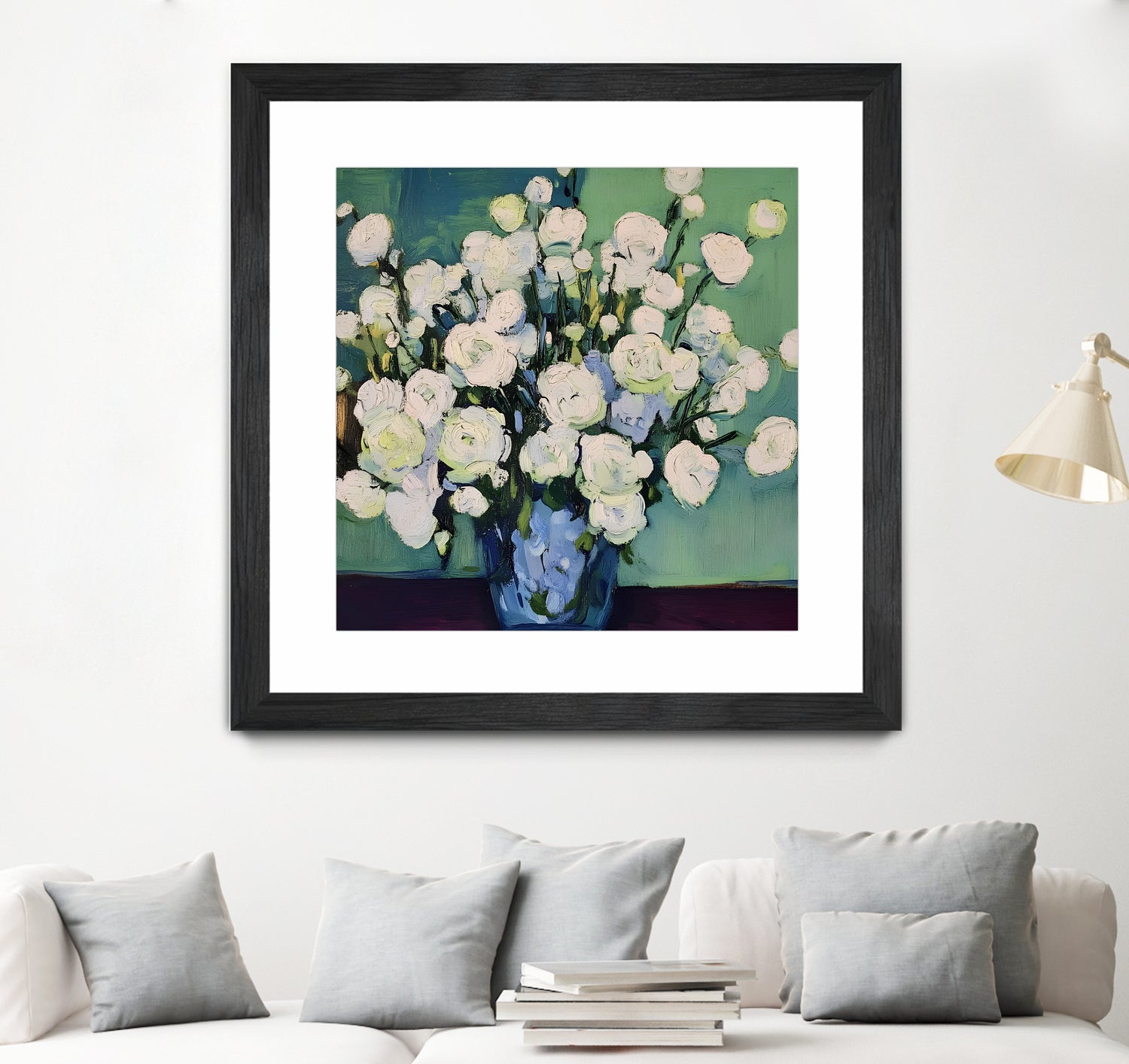 White Roses by Avanesova Elena on GIANT ART -  white roses