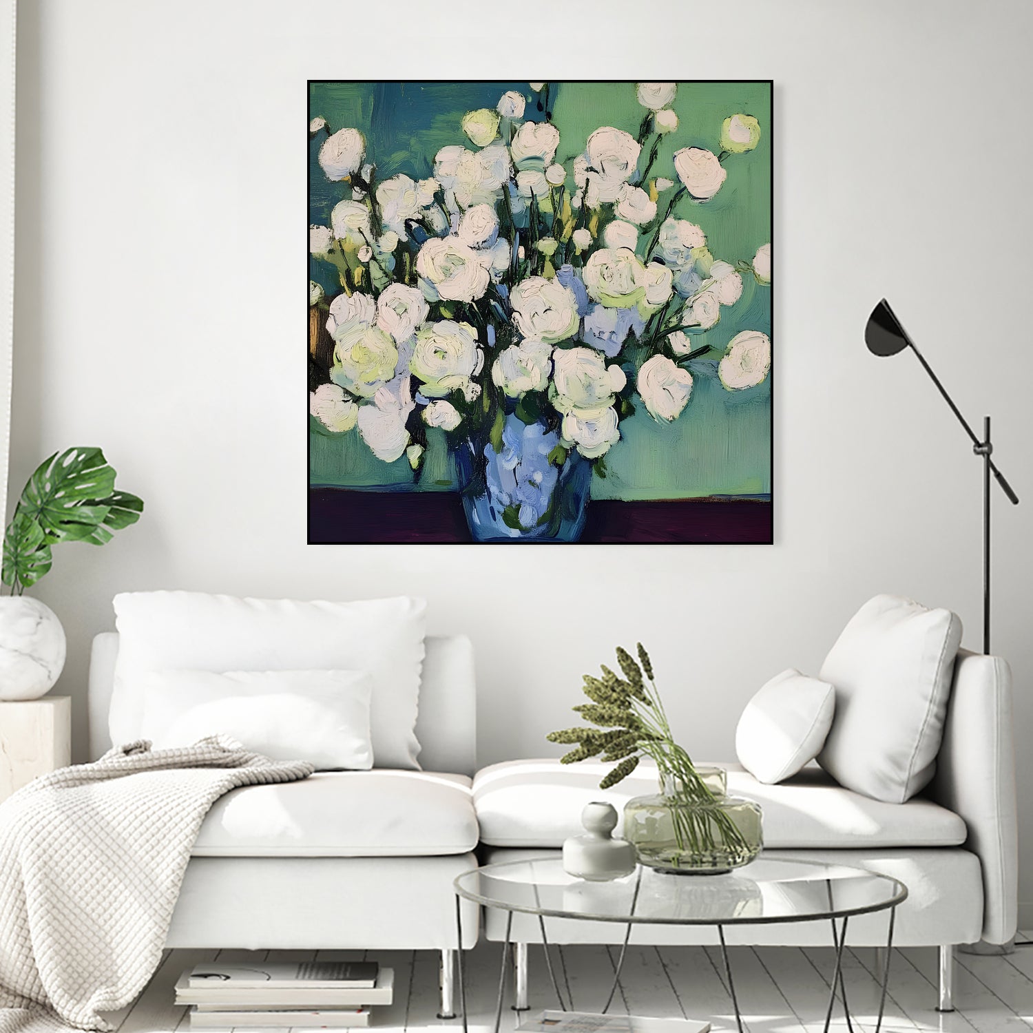 White Roses by Avanesova Elena on GIANT ART -  white roses