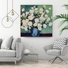 White Roses by Avanesova Elena on GIANT ART -  white roses