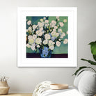 White Roses by Avanesova Elena on GIANT ART -  white roses