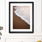 Minimalist Beach Wave by Raisa Zwart on GIANT ART - abstract beach waves