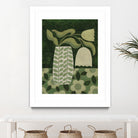 Green Tulip Still Life by Susan Black on GIANT ART - flowers and plants vintage floral art