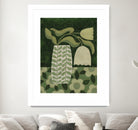 Green Tulip Still Life by Susan Black on GIANT ART - flowers and plants vintage floral art