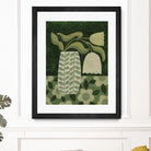 Green Tulip Still Life by Susan Black on GIANT ART - flowers and plants vintage floral art