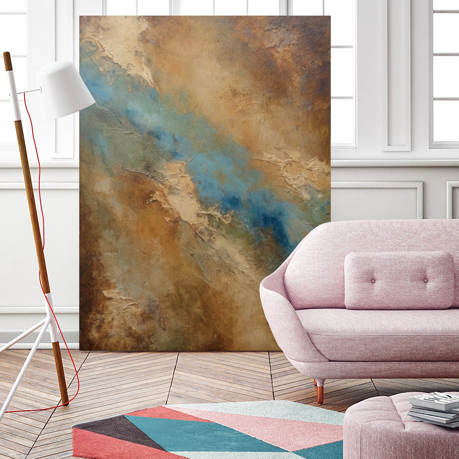 River Through the Desert by Alpenglow Workshop on GIANT ART -  abstract