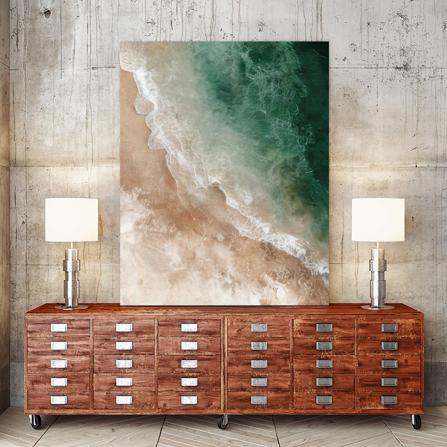 Western Shore by Alpenglow Workshop on GIANT ART -  abstract