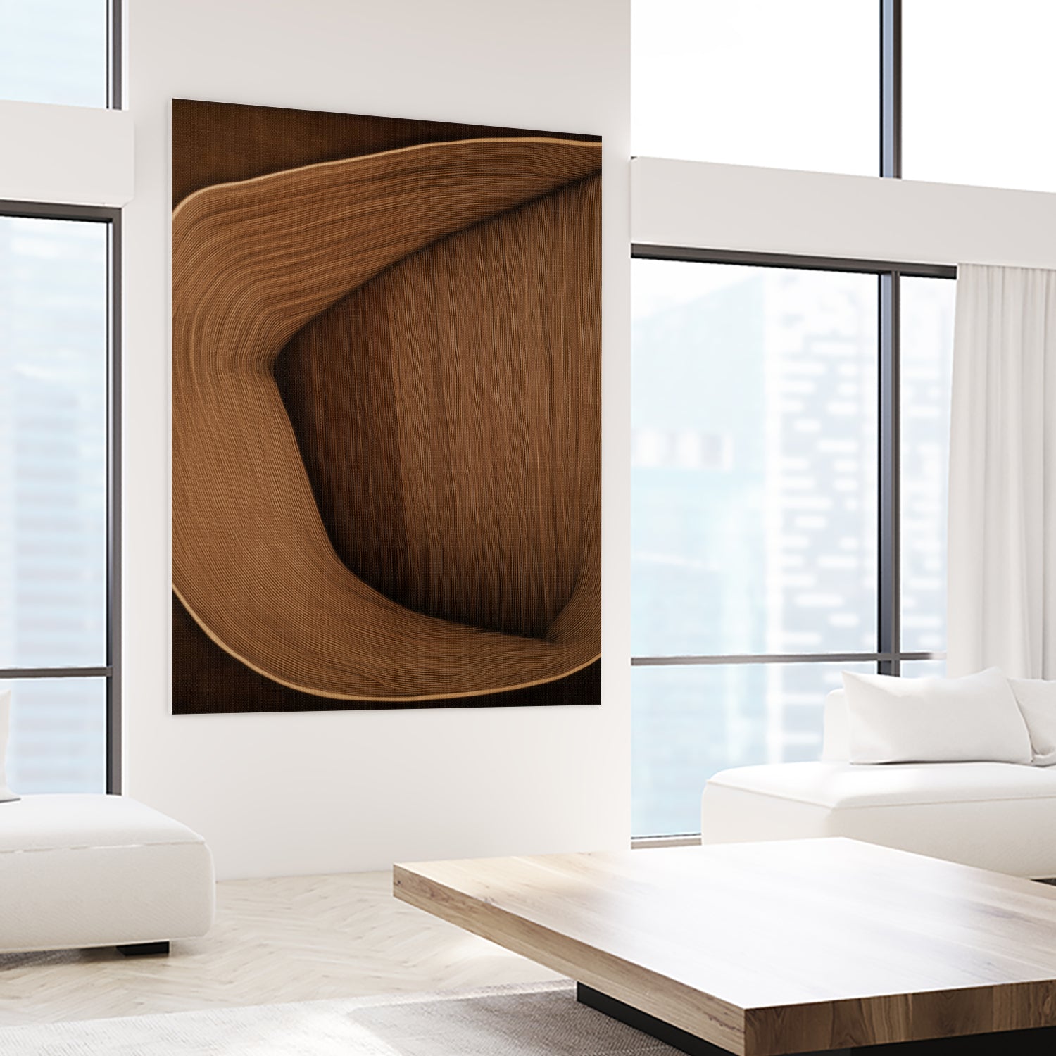 Caramel lines I by Alma on GIANT ART - 6223 photography