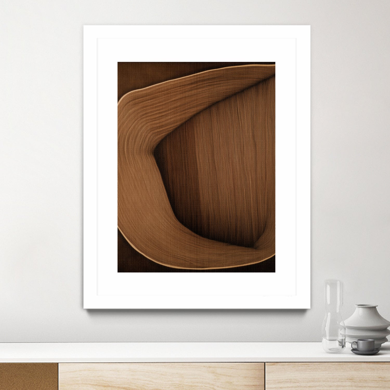 Caramel lines I by Alma on GIANT ART - 6223 photography