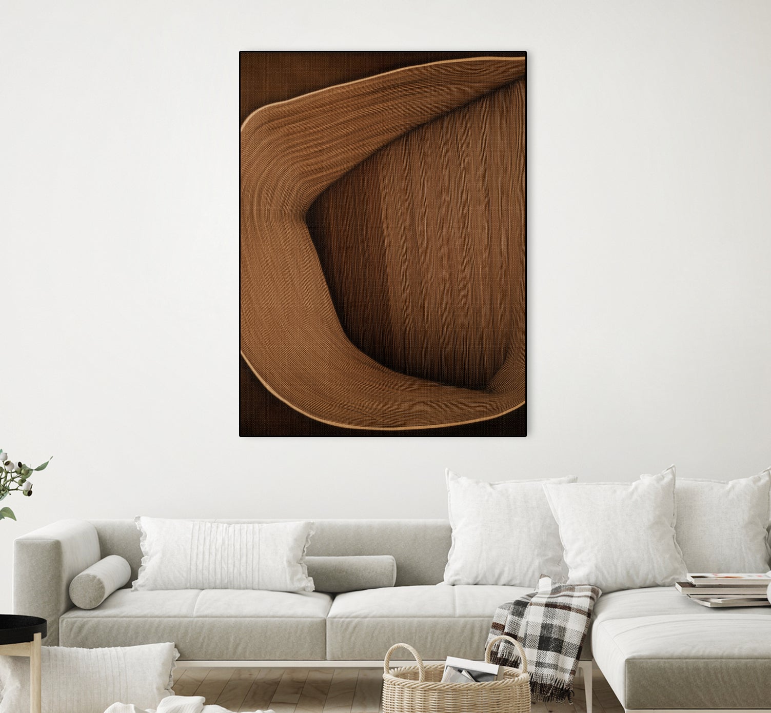 Caramel lines I by Alma on GIANT ART - 6223 photography