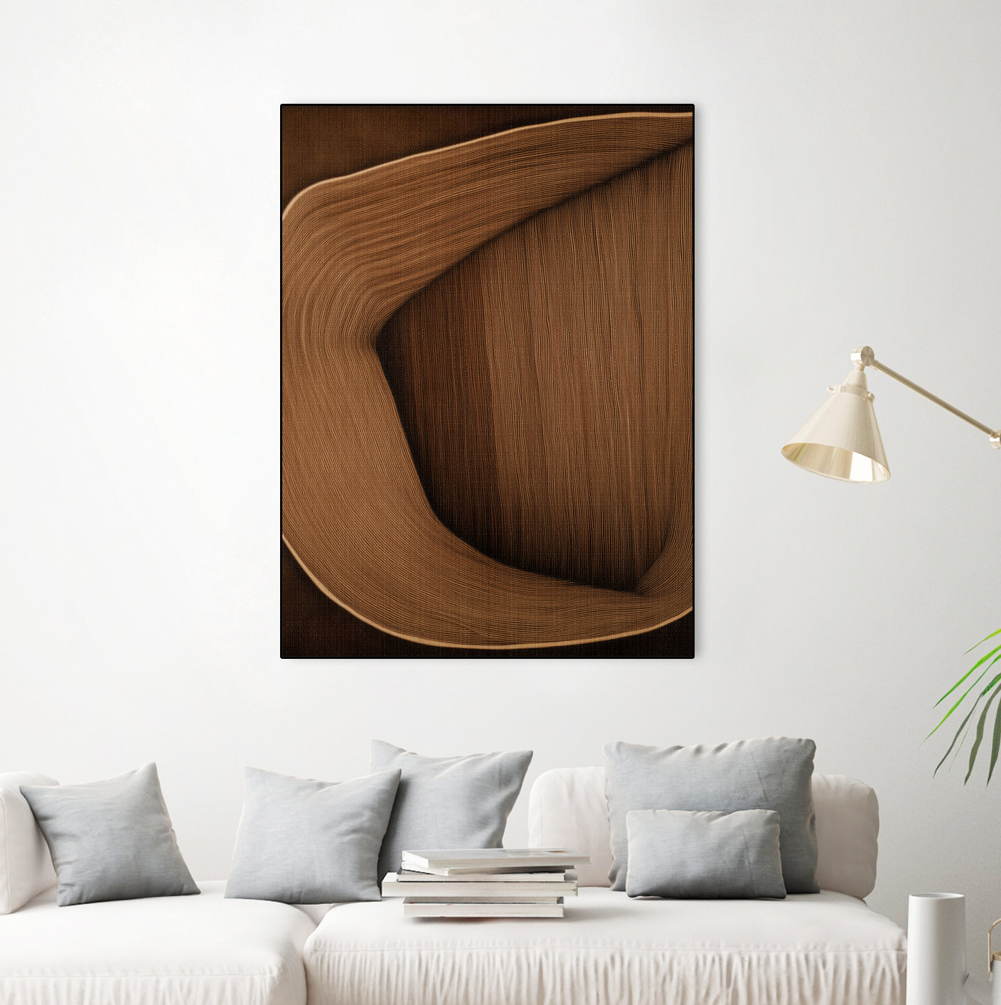 Caramel lines I by Alma on GIANT ART - 6223 photography