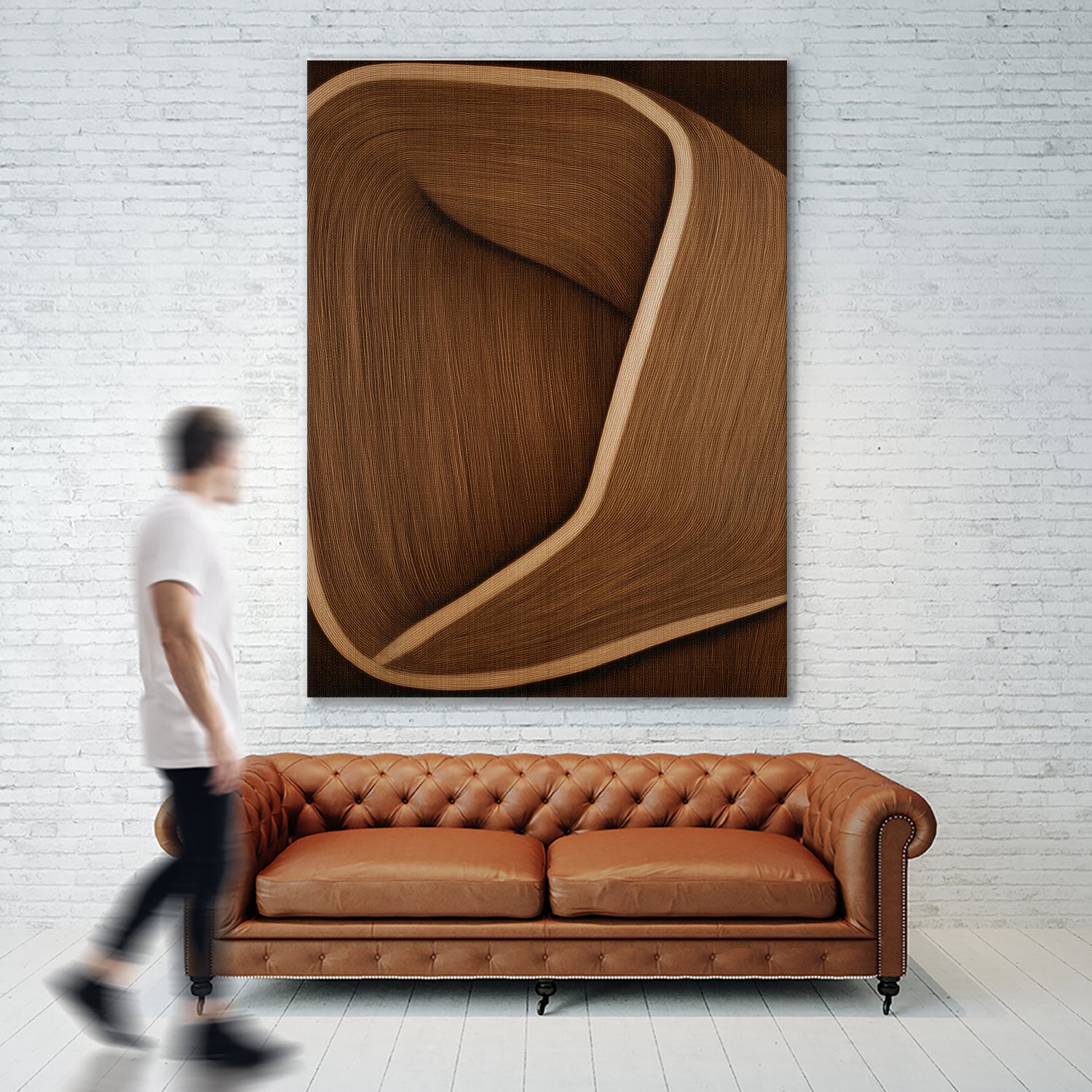 Caramel lines II by Alma on GIANT ART - 6223 photography