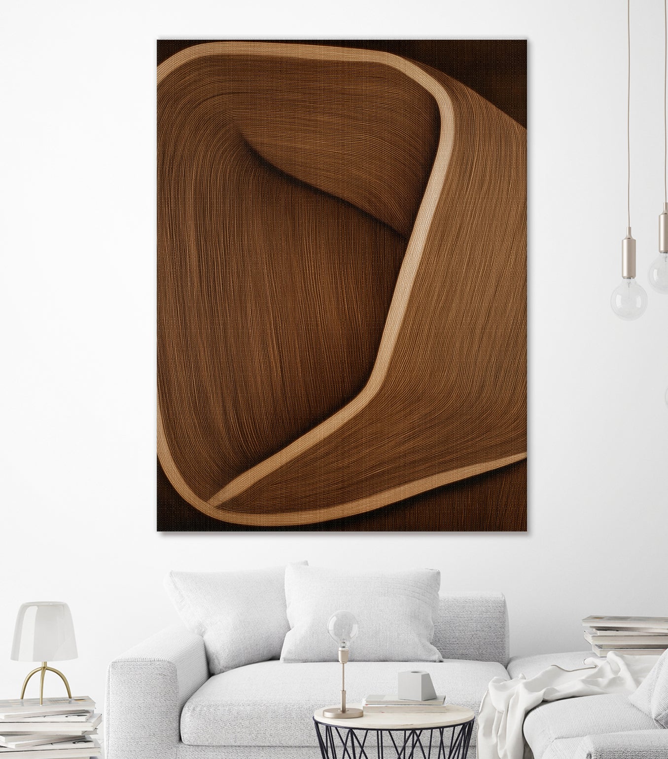 Caramel lines II by Alma on GIANT ART - 6223 photography