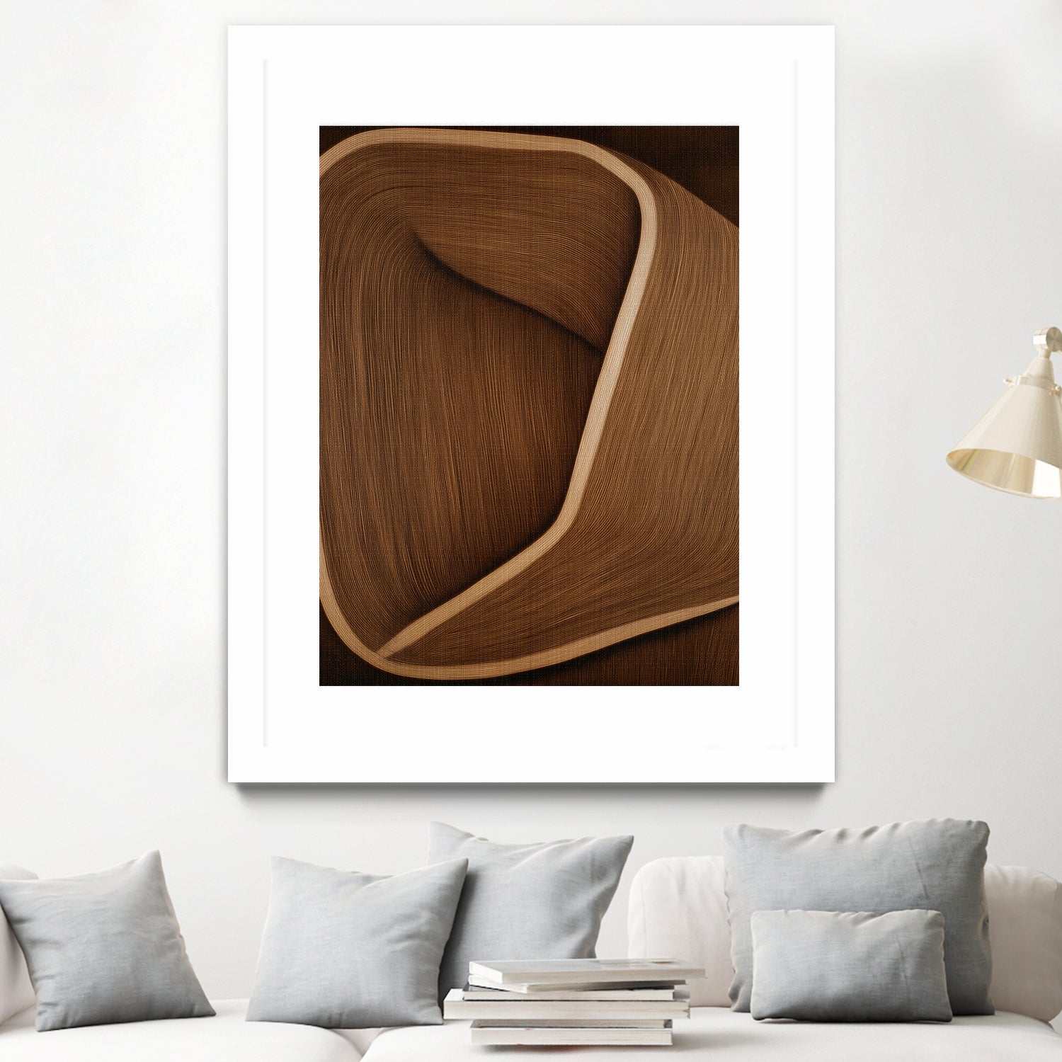 Caramel lines II by Alma on GIANT ART - 6223 photography