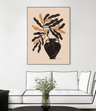 Gentle Life In A Broken Vase by Ralu S on GIANT ART - flowers and plants mid-century modern art
