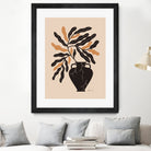 Gentle Life In A Broken Vase by Ralu S on GIANT ART - flowers and plants mid-century modern art