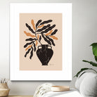 Gentle Life In A Broken Vase by Ralu S on GIANT ART - flowers and plants mid-century modern art