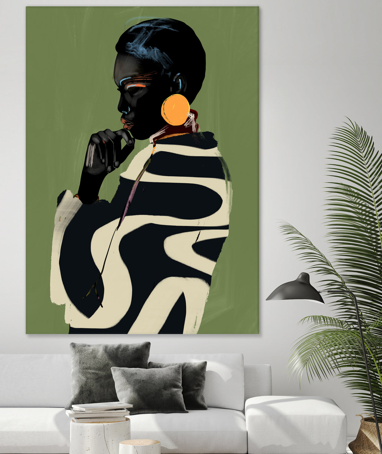 Bold Contemplation by ThingDesign on GIANT ART - illustration modern art