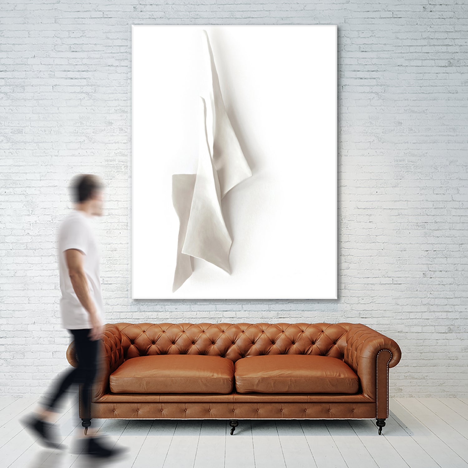 White Elegance by Jenja Braun on GIANT ART - flowers and plants minimalist-art