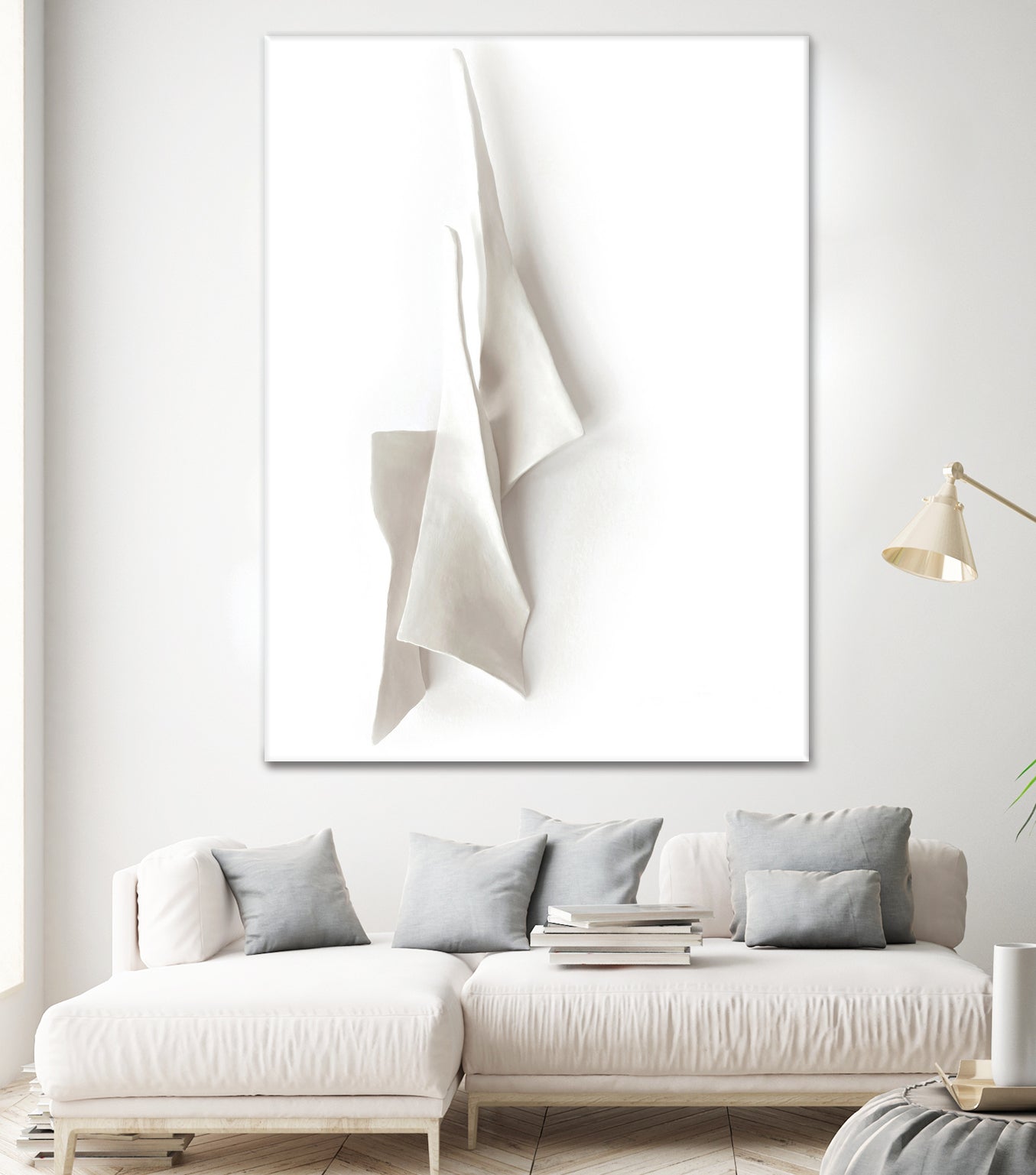 White Elegance by Jenja Braun on GIANT ART - flowers and plants minimalist-art